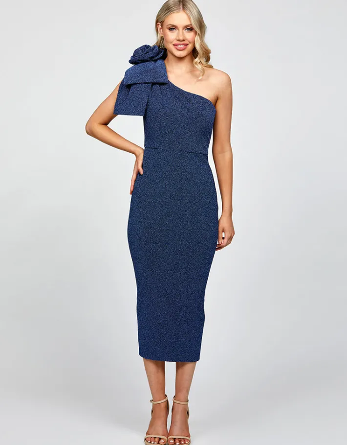 Midi Dresses | All Dresses<Bariano MAGDALINA ONE SHOULDER MIDI BL73D11S