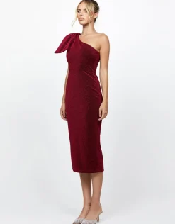 Midi Dresses | All Dresses<Bariano MAGDALINA ONE SHOULDER MIDI BL73D11S