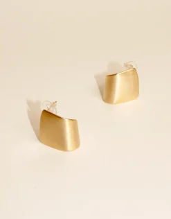Jewellery<Bariano MARISOL SLEEK STUD EARRINGS GOLD