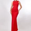 Gowns / Ballgowns | Maxi Dresses<Bariano MARTHA COWL BACK GOWN B70D21L RED