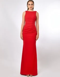 Gowns / Ballgowns | Maxi Dresses<Bariano MARTHA COWL BACK GOWN B70D21L RED