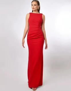 Gowns / Ballgowns | Maxi Dresses<Bariano MARTHA COWL BACK GOWN B70D21L RED