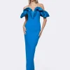 Maxi Dresses | All Dresses<Bariano MAXINE OFF SHOULDER RUFFLE MAXI BL64D18L