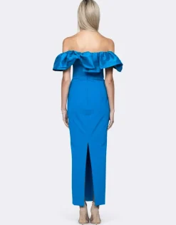 Maxi Dresses | All Dresses<Bariano MAXINE OFF SHOULDER RUFFLE MAXI BL64D18L