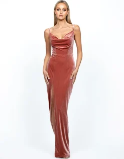 Maxi Dresses<Bariano MAYA COWL MAXI DRESS BL54D06L