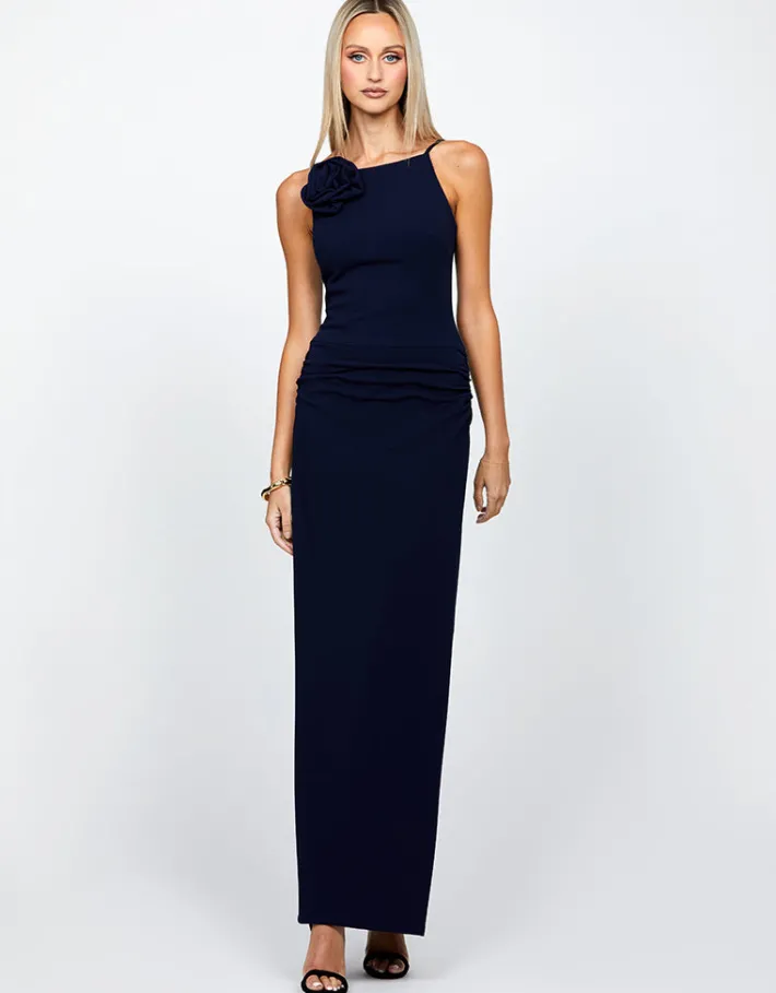 All Dresses | Maxi Dresses<Bariano MIYU HIGH NECK ROSETTE MAXI BL68D52L