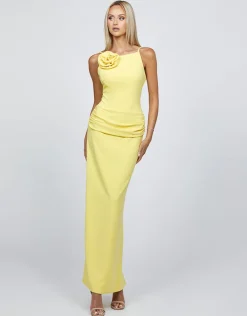 All Dresses | Maxi Dresses<Bariano MIYU HIGH NECK ROSETTE MAXI BL68D52L