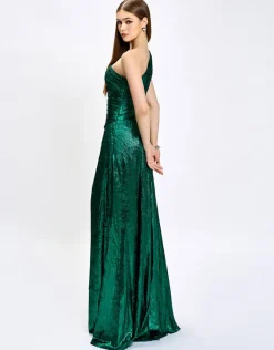 Formal / Prom Dresses | Maxi Dresses<Bariano MONICA ONE SHOULDER GOWN B74D44L EMERALD