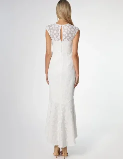 Maxi Dresses | All Dresses<Bariano MORGANA CAP SLEEVE HI LOW MIDI BL62D09HL
