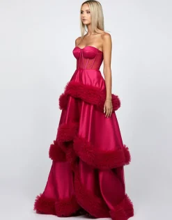 Formal / Prom Dresses | Gowns / Ballgowns<Bariano MULLIGAN STRAPLESS TIERED BALL GOWN B68D06HL