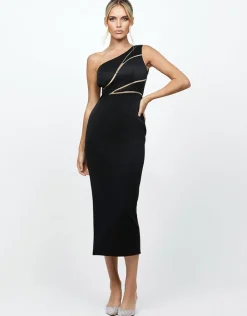 Formal / Prom Dresses | Midi Dresses<Bariano NARA ONE SHOULDER MIDI BL72D68S
