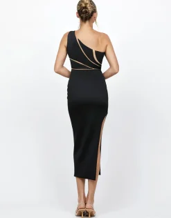 Formal / Prom Dresses | Midi Dresses<Bariano NARA ONE SHOULDER MIDI BL72D68S
