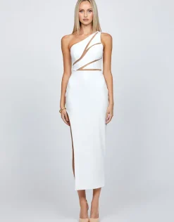Formal / Prom Dresses | Midi Dresses<Bariano NARA ONE SHOULDER MIDI BL72D68S