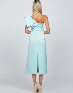 Formal / Prom Dresses | Midi Dresses<Bariano NASSAR FRILL SHOULDER MIDI BL71D52S SEAFOAM