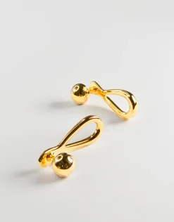 Jewellery<Bariano NATALIE TEARDROP STUD EARRINGS GOLD