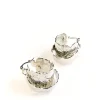 Jewellery<Bariano NOVA DOUBLE TEXTURED HOOP EARRINGS GOLD