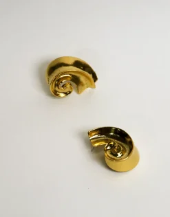 Jewellery<Bariano OCEANIC STATEMENT EARRINGS GOLD