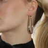 Jewellery<Bariano OCHRE STATEMENT HOOP EARRINGS SILVER