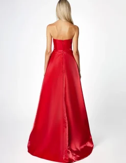 Formal / Prom Dresses | Gowns / Ballgowns<Bariano ODETTE ASYMMETRIC HI LO GOWN B66D08HL RED