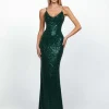Maxi Dresses | All Dresses<Bariano PAMELLA LACE UP BACK GOWN B65D14L