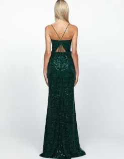 Maxi Dresses | All Dresses<Bariano PAMELLA LACE UP BACK GOWN B65D14L
