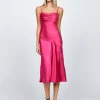 Midi Dresses | All Dresses<Bariano PEITA SATIN COWL NECK MIDI BL67D38S