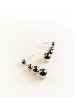 Jewellery<Bariano POPPY BEADS DROP EARRINGS SILVER