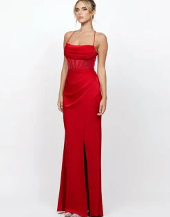 Formal / Prom Dresses | Maxi Dresses<Bariano POSS STRAPLESS CORSET GOWN B73D19L