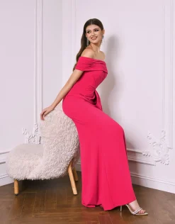 Formal / Prom Dresses | Maxi Dresses<Bariano QUINNY OFF SHOULDER GOWN B64D13L