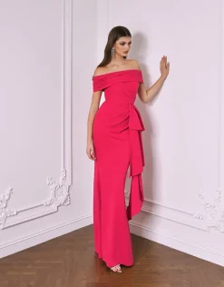 Formal / Prom Dresses | Maxi Dresses<Bariano QUINNY OFF SHOULDER GOWN B64D13L