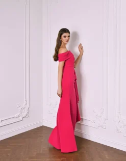 Formal / Prom Dresses | Maxi Dresses<Bariano QUINNY OFF SHOULDER GOWN B64D13L