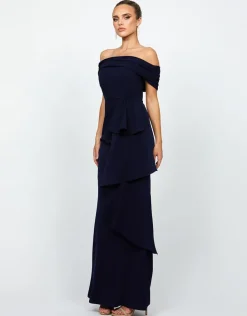 Formal / Prom Dresses | Maxi Dresses<Bariano QUINNY OFF SHOULDER GOWN B64D13L