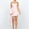 Mini Dresses<Bariano REAGAN BOW MINI BL74D58S PINK