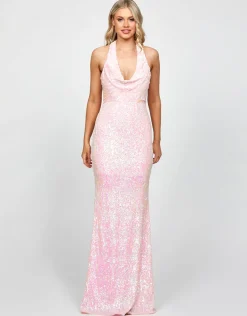 Formal / Prom Dresses | Maxi Dresses<Bariano REOMY SEQUIN COWL MAXI BL73D23L