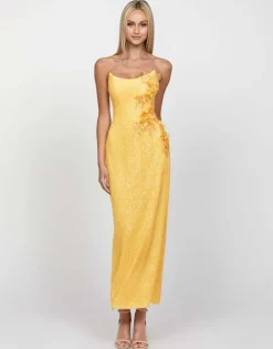 Formal / Prom Dresses | Maxi Dresses<Bariano RONIN SCOOP STRAPLESS MIDAXI B65D07SS