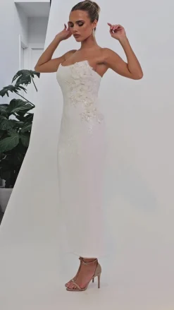 Formal / Prom Dresses | Maxi Dresses<Bariano RONIN SCOOP STRAPLESS MIDAXI B65D07SS