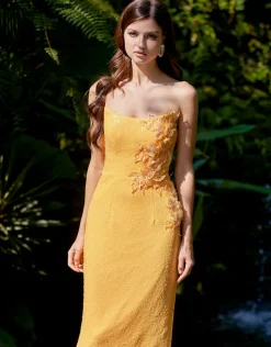 Formal / Prom Dresses | Maxi Dresses<Bariano RONIN SCOOP STRAPLESS MIDAXI B65D07SS
