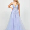Formal / Prom Dresses | All Dresses<Bariano ROSALEE EMBELLISHED BALL GOWN B73D83L POWDER BLUE