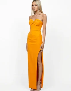 Formal / Prom Dresses | Maxi Dresses<Bariano SARI STRAPLESS TUCKED MAXI BL59D05L