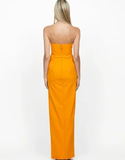 Formal / Prom Dresses | Maxi Dresses<Bariano SARI STRAPLESS TUCKED MAXI BL59D05L