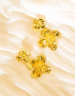 Jewellery<Bariano SEASONS FLOWER EARRINGS GOLD