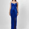 Formal / Prom Dresses<Bariano SERA STRAPPY BACK SEQUIN GOWN B75D17L COBALT
