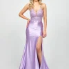 Formal / Prom Dresses | Maxi Dresses<Bariano SERAPHINE HIGH SPLIT GOWN B73D74L LILAC
