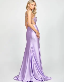 Formal / Prom Dresses | Maxi Dresses<Bariano SERAPHINE HIGH SPLIT GOWN B73D74L LILAC