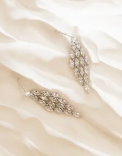 Jewellery<Bariano SHAYLIN STATEMENT EARRINGS SILVER