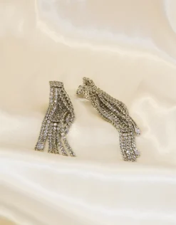 Jewellery<Bariano RAINDRIP EARRINGS J74E12 SILVER
