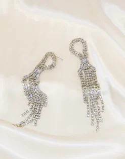 Jewellery<Bariano SHIMMER SWING EARRINGS J74E20 SILVER