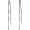 Jewellery<Bariano SPARKLE TAIL EARRINGS J74E17 SILVER