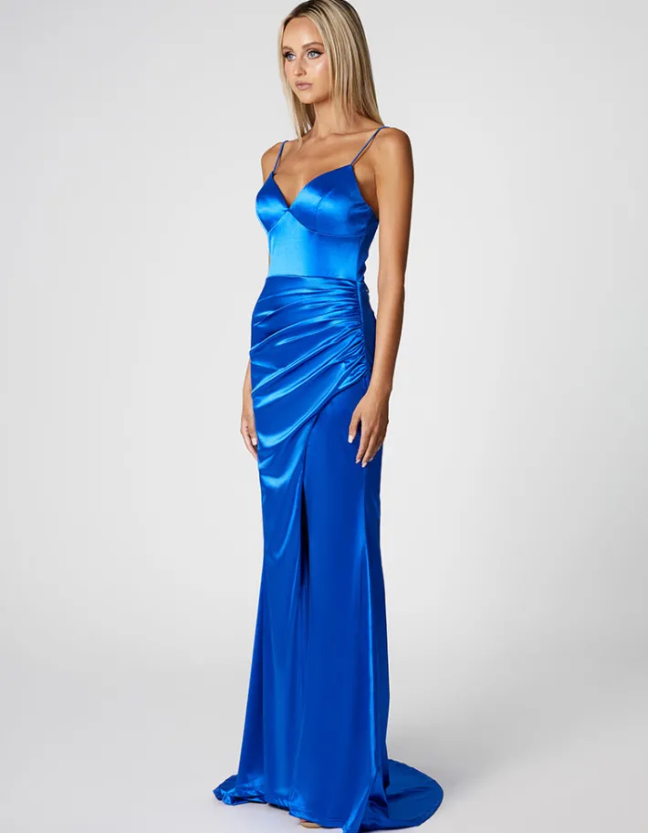 Formal / Prom Dresses | Maxi Dresses<Bariano SKYLAR V NECK STRAPPY BACK MAXI BL66D13L