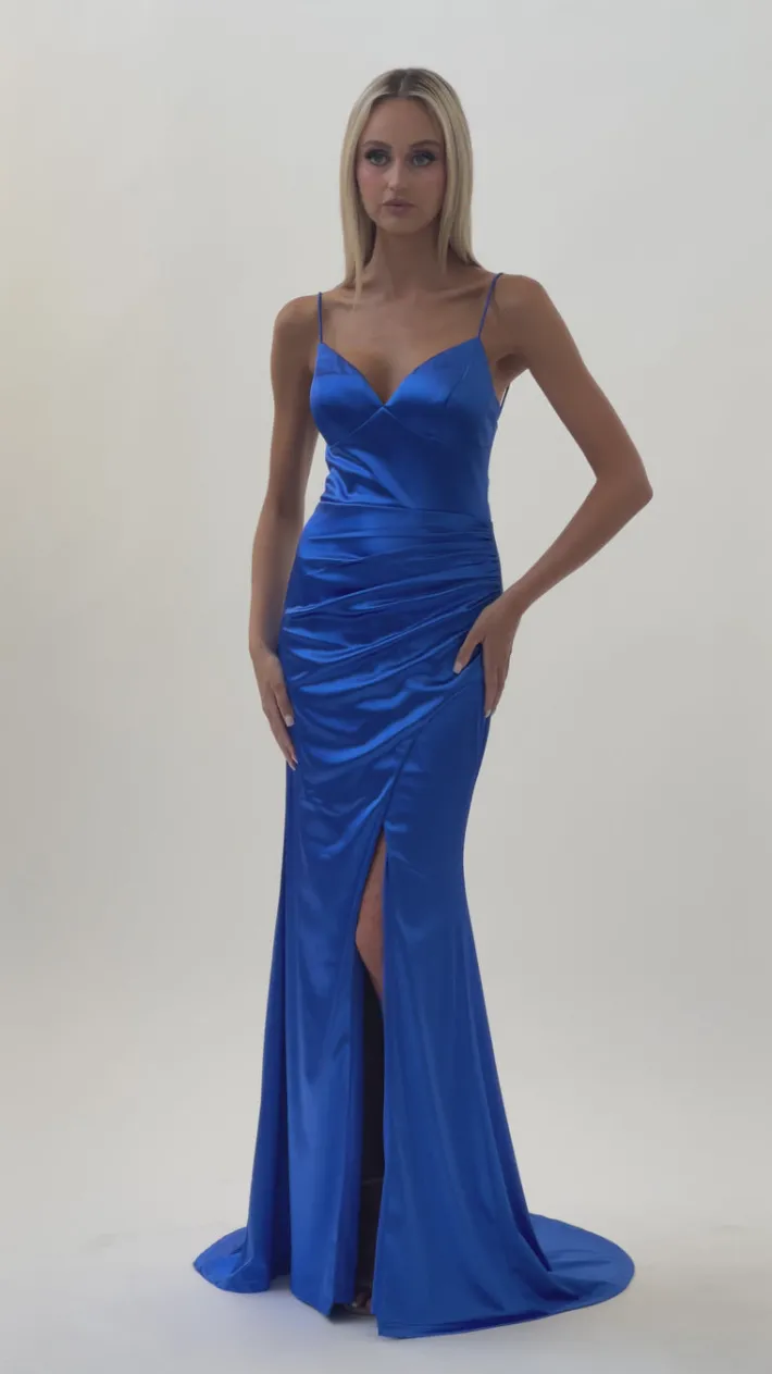 Formal / Prom Dresses | Maxi Dresses<Bariano SKYLAR V NECK STRAPPY BACK MAXI BL66D13L